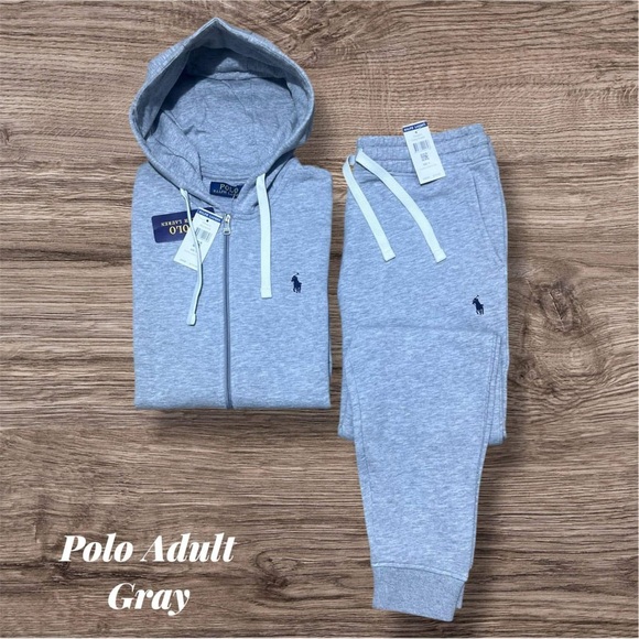 Polo Ralph Lauren Gray Hoodie and Sweatpants Set - Picture 1 of 1